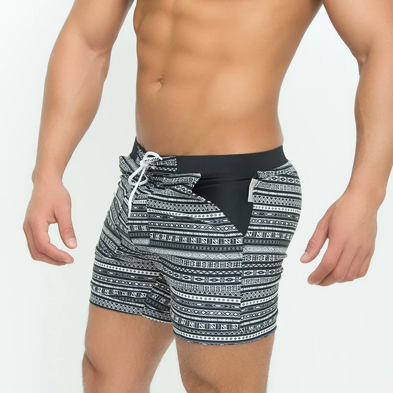 Taddlee Men's Swimwear Swimsuits Long Basic Traditional Swim Boxer Trunks Surf Board Shorts Bathing Suits Big Size XXL