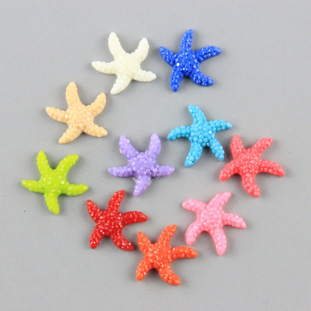 

Resin Cute Miniature Starfish For Wishing Bottle DIY Cute Crafts Mini Artificial Decoration RFID Blocking #723