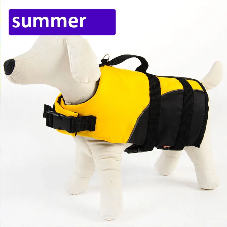 Dog Safe Fido Float Refective Vest for Safety Pet dog puppy Yellow Life Jacket safety clothes