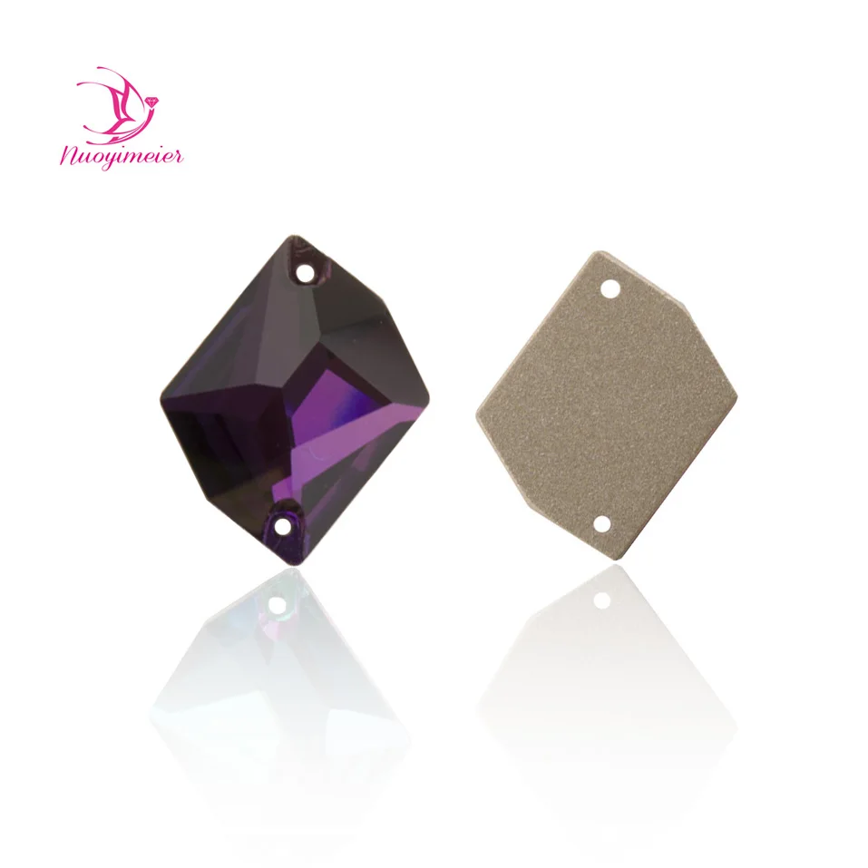 

Purple Velvet Cosmic Different Sizes Glass Sew On Rhinestones Sewing Crystals Stones for dress Clothes Crafts Arts