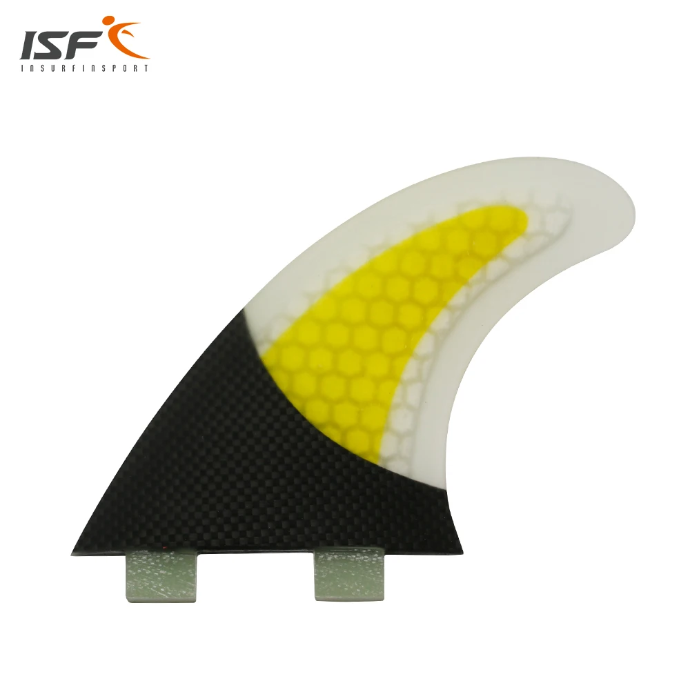 Горячие продажи стеклопластиковые сотовые синий доски для серфинга thruster quilhas FCS