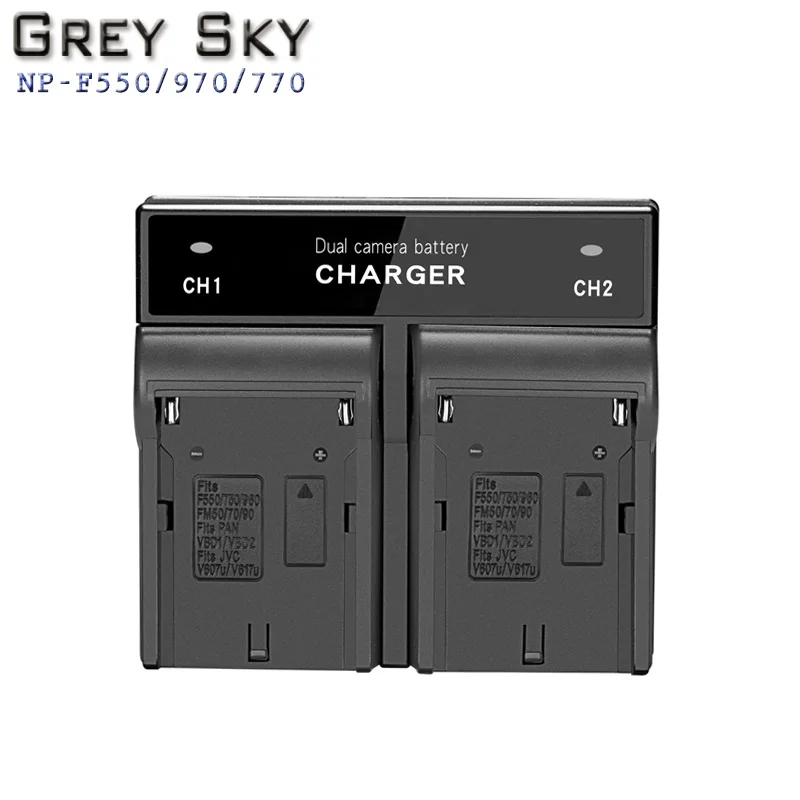 2x6000 мА/ч, NP-F970 NP-F960 NP F970 батареи+ USB двойной Зарядное устройство для SONY NP-F970 HVR-HD1000 HVR-HD1000E HVR-V1J - Color: 1 charger