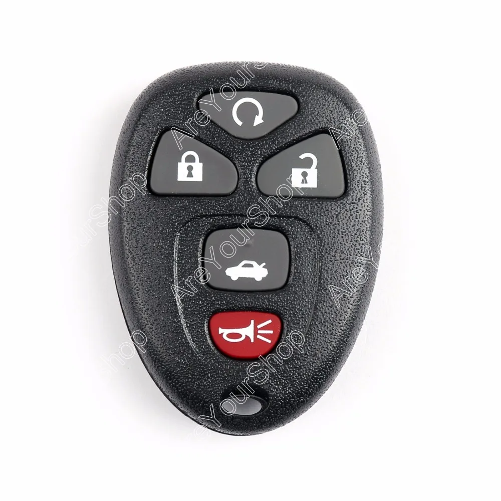 Areyourshop Car Key Case Control Shell Case 5 Buttons For Chevrolet Cobalt Malibu For Pontiac G5