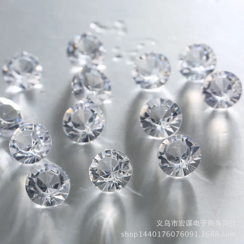 Table Ornament Confetti Crystal Crafts Party Decoration Wedding Acrylic Diamond 