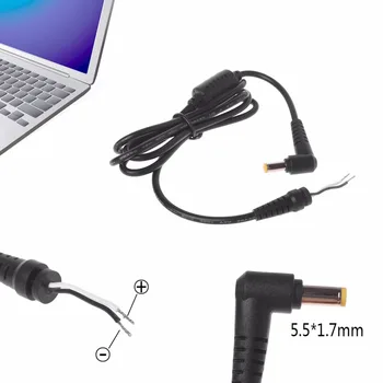 

DC Charger Cable L Shaped Plug Connector Adapter With Pin For Hp Acer Laptop