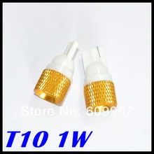 Отличное качество T10 1 W w5w высокой мощности авто светодиодные лампы 194 W5W T10 1 w светодиод низкого напряжения шарика автомобиля Белый
