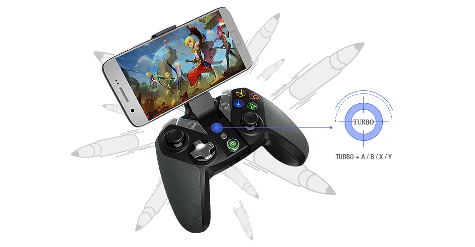 GameSir G4s Android геймпад для смартфона Bluetooth 4,0 для PS3 Android tv BOX 2,4 ГГц беспроводной контроллер для ПК VR игры