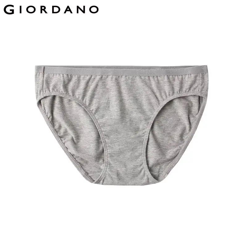 Giordano Три пары эластичных трусов выполненых из натурального хлопка а так же