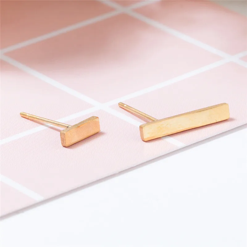 

Golden & Silver Rectangular women's earrings Charm plant irregular Stainless steel earrings for women Stainless steel jewelry