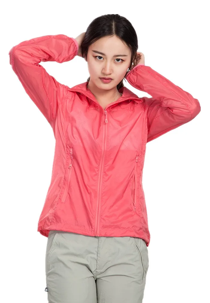 women Hooded skin coat Summer Sun protection clothing UV Resistance