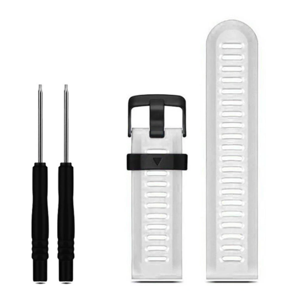 Outdoor Sport Silicone Watch Strap Kit with Tools - 26mm Watchband