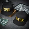 King Queen baseball cap spring and summer outdoor embroidery couple hip hop flat cap sport sunscreen lover hat ► Photo 1/4