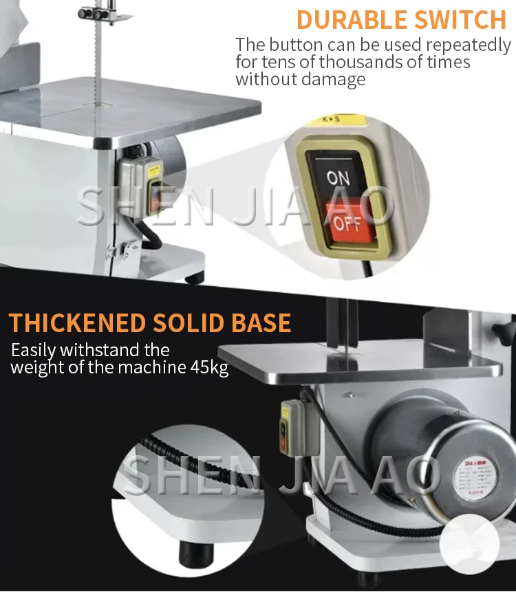 CB-001 машинка для электропилинга машина Рабочий стол для производства режущие ребра в соответствии с костной резки замороженные мясорубка 110/220 В