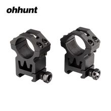 Ohhunt стиль охотничий прицел крепление аксессуары 25 мм " /2 шт. Универсальный Высокий профиль 20 мм Пикатинни Вивер прицелы кольца