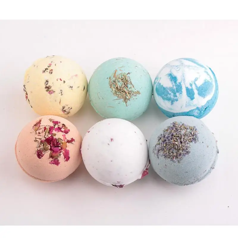 Natural Deep Sea Bath Salt bath ball bomb round Body Essential Oil Bath