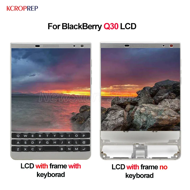 Для BlackBerry Q30 ЖК-дисплей сенсорный экран с Фрам клавиатурой дигитайзер сборка