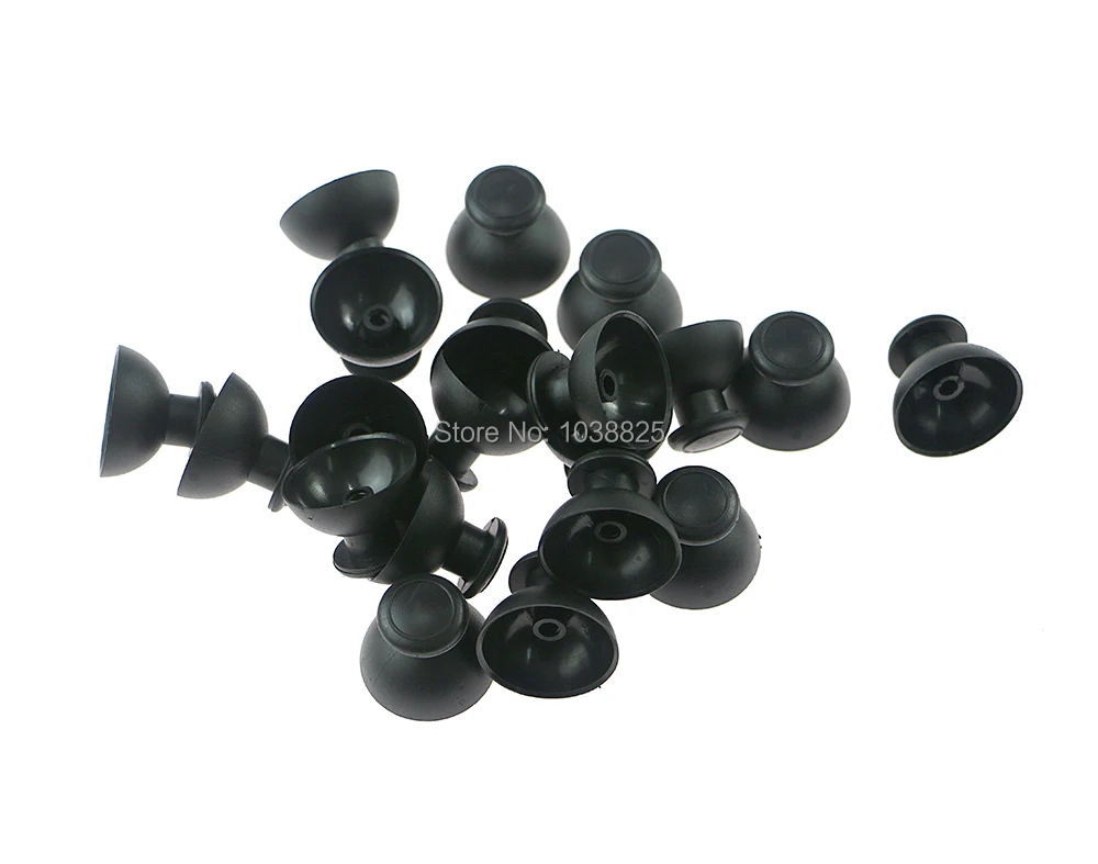 Per Wii Nero Thumbstick Joystick Fungo Cap Borsette Per Trasporto Nintendo Wii Nunchuk Controller Di Ricambio 100 Pz/Lotto