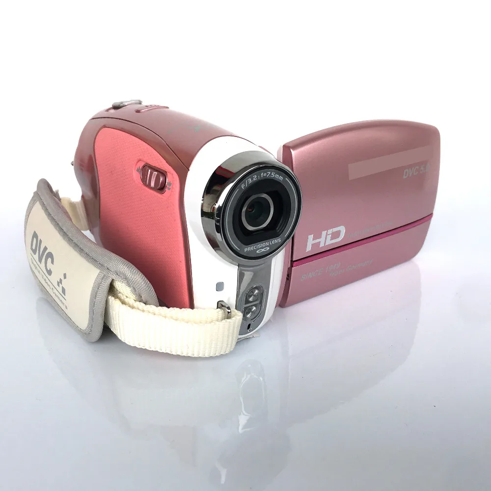 Портативная Цифровая видеокамера HD 2 5 x P DV съемка фотографий и откидной дисплей