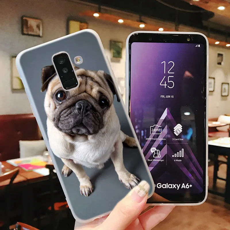 Силиконовый чехол для телефона с милыми собачками Пудель Samsung Galaxy A8S A6S A9 A8 Star A7 A6 A5