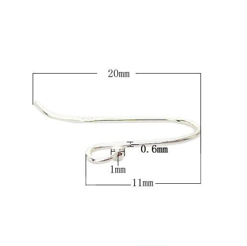 

Beadsnice ID26570 925 sterling silver earring findings for jewelry making