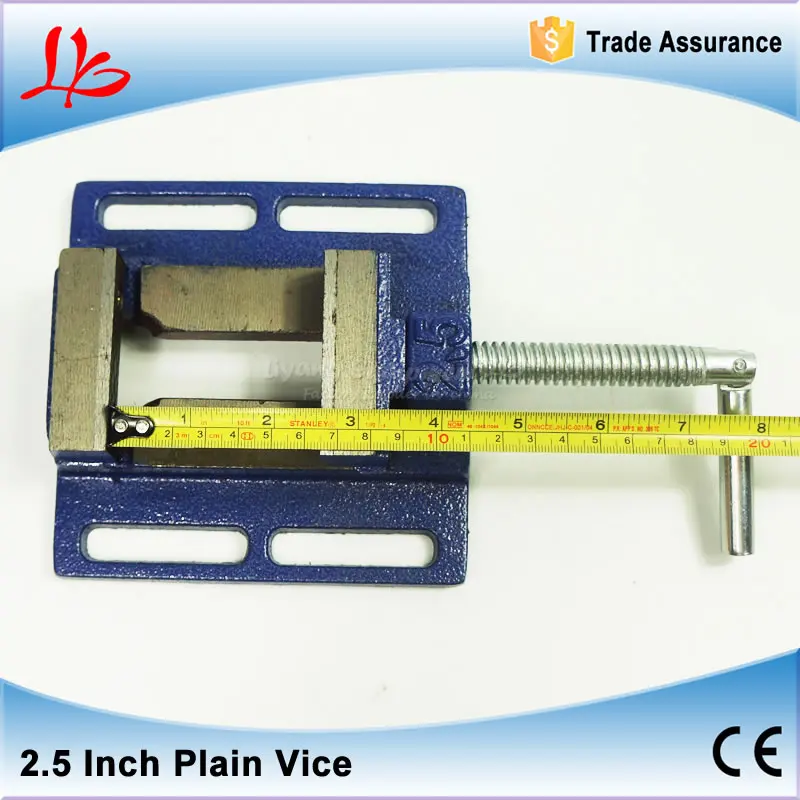 

CNC milling machine tool Bench clamp Jaw 2.5 inch mini table vice plain vice parallel-jaw vice
