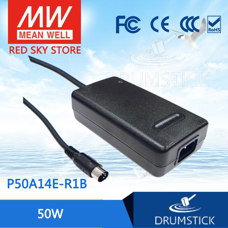 

MEAN WELL P50A14E-R1B meanwell P50A 50W AC-DC Triple Output Desktop Adaptor