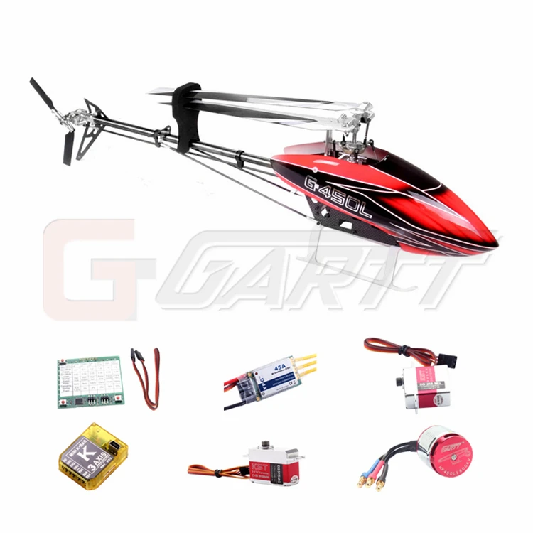 

Ormino Gartt 450L DFC TT Version 2.4GHz 6CH RC Remote Contorl Helicopter Combo