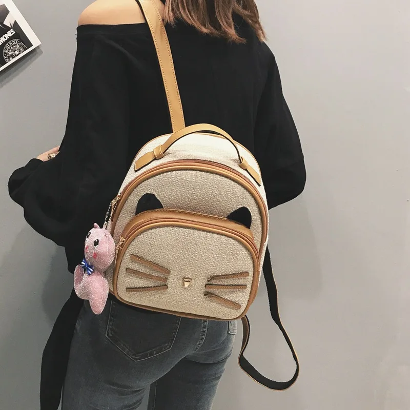 Small Fashion Backpack New Women School Backpacks Mini Casual Bookbag ...