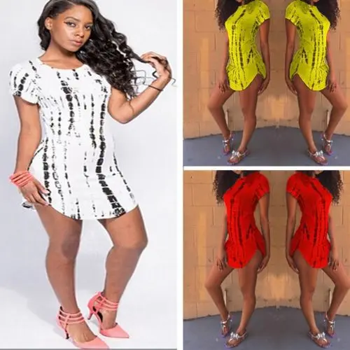  font b Sexy b font font b Women b font summer Printed Bright Color Long