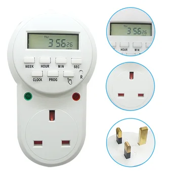 

UK Smart Home Switch Programmable 7 Days Timer Plug Socket Timing