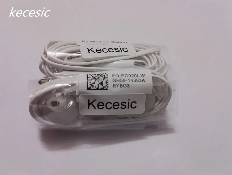 30 шт./лот kecesic для s6 наушники-вкладыши стерео наушник с микрофоном для MP3 MP4 samsung Galaxy S7 для S6 края для s8