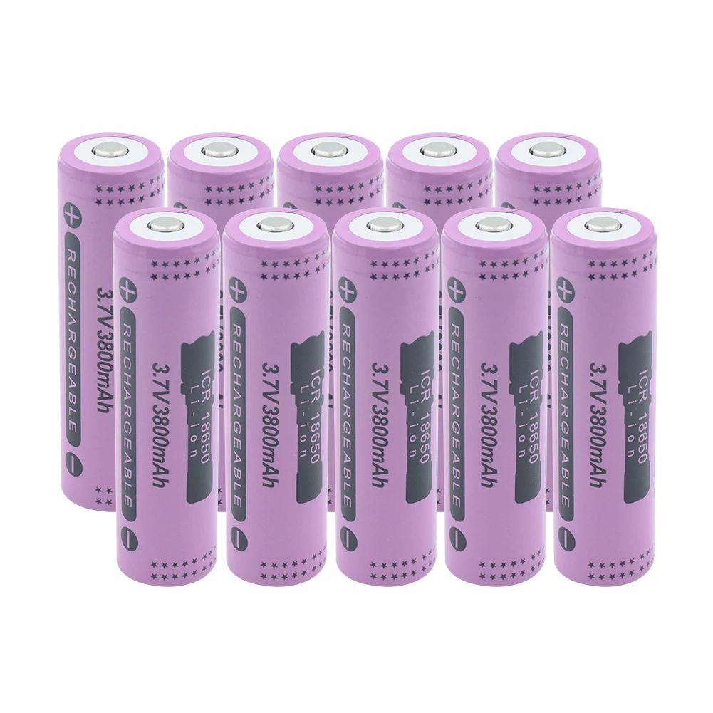 18650 батарея 3800 mAh 3,7 V перезаряжаемая литий-ионная батарея для фонарика