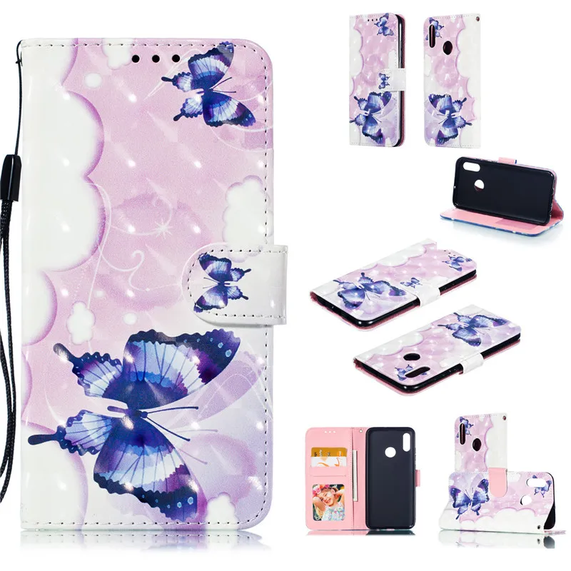 Кожаный чехол для ETUI huawei Honor 10 Lite Coque книжка кошелек сумка телефона