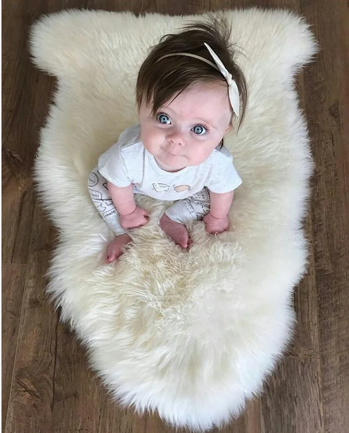 AU шерсть настоящий ковер овчины Роскошные ковров и ковровых покрытий для дома гостиная диванную подушку Густой Шерсть tapete Спальня Ковер