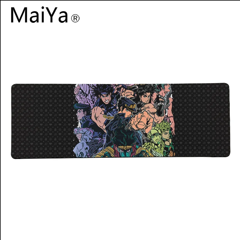 Maiya Высокое качество Необычные приключения Джоджо DIY дизайн игровой с узором коврик для мыши резиновый ПК компьютерный игровой коврик - Цвет: Lock Edge 40X90cm