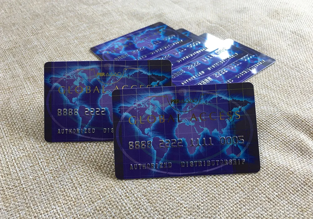 VIP членская карта для кредитной карты карта тисненый номер серебряная фольга штампованная накладка полноцветная печать быстрый поворот
