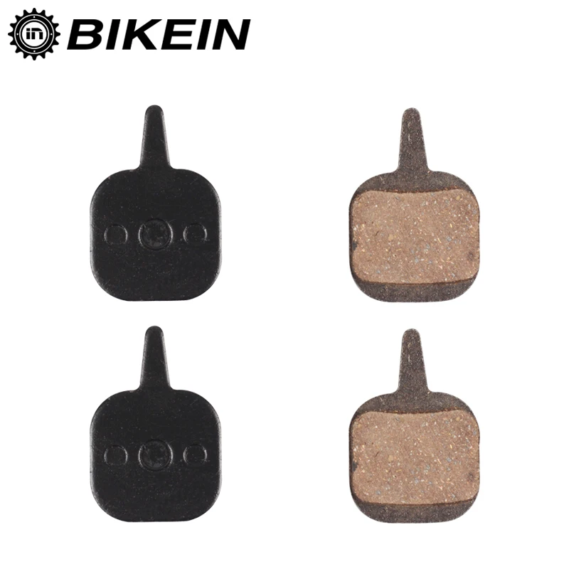 Bikein 2 Пары Горный велосипед полу металлический диск смолы тормозные колодки для