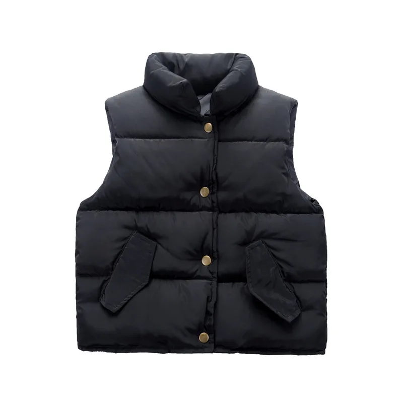 

Dollplus Kids Vest Boys Winter 2019 Down Cotton Warm Baby Girl Vest Children Clothing Autumn Sleeveless Jacket Waistcoats