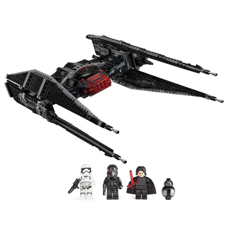

TIE Fighter Set Compatible With Legoing Star Wars 75179 Model Building Blocks Boy Birthday Gift Toys For Children