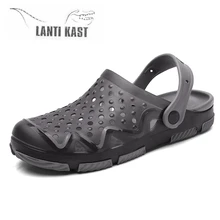 Акваобувь для мужчин; летние шлепанцы; сандалии с дырочками для плавания; легкая пляжная обувь для серфинга; шлепанцы; пляжная обувь; zapatillas hombre