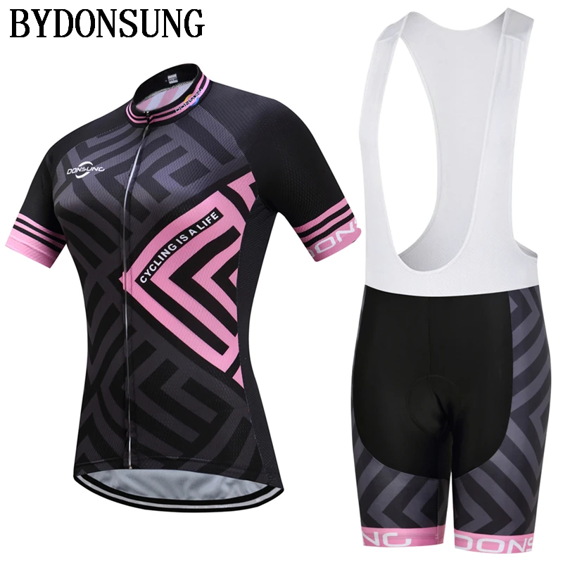 

Cycling Jersey Set Women MTB Bike Racing Cycling Bib Set 2019 Pro Team Breathable Cycling Clothing Set Ropa Maillot Ciclismo