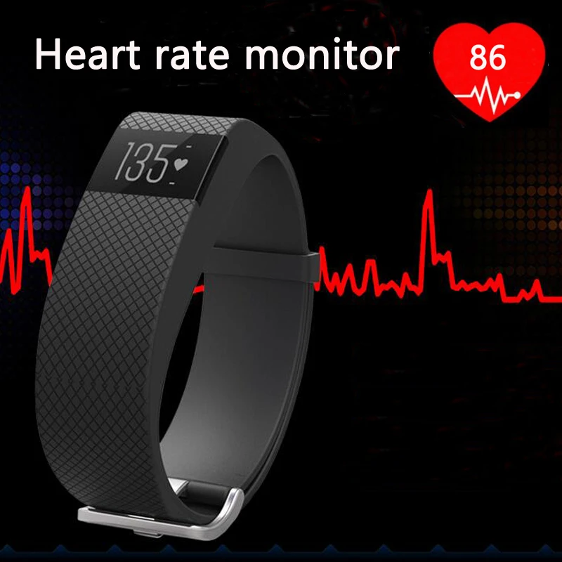 TW64 upgraded Bluetooth Smart Wristband Heart Rate Pulse Measure watch Sport Hea