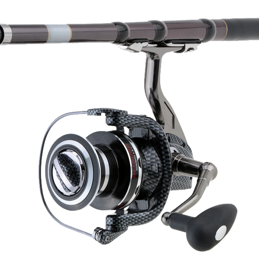 

12+1BB 4.9:1 DE10000 Fishing Reel Right Left Hand Inter-changeable Front Drag Oversized Spinning Reel Fishing Tackle Tool
