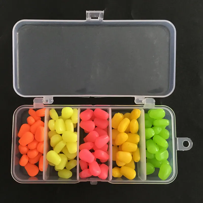 125/box Pop Up PVC Corn Fishing Lures Bait Sweetcorn Carp Coarse Soft Baits Mixed Colors 1.1cm*0.4g Artificial weihefishing | Спорт и