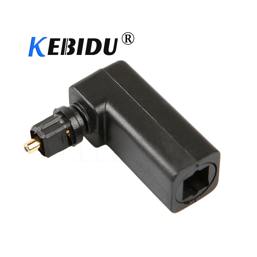 Kebidu Toslink 90 градусов Цифровой оптический адаптер преобразователь OD 6 0 аудио штекер
