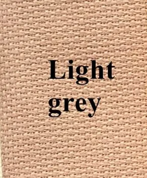 25x25cm Aida 14ct white cloth pink black flaxen green cross stitch fabric canvas DIY handmade needlework sewing - Цвет: Light grey