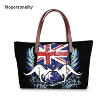 Nopersonality Австралийский кенгуру печати сумки для женщин неопрен весна лето пляжная сумка трендовые модные сумки на плечо