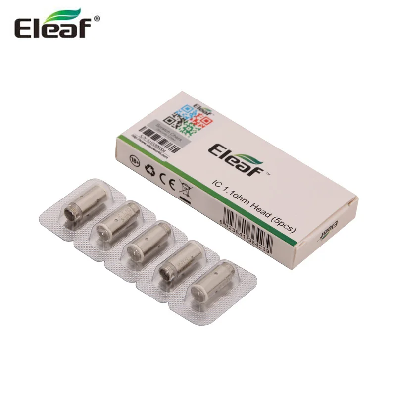 Оригинальная головка Eleaf IC 1.1ohm с одной катушкой для iCare/iCare Mini 5 шт./лот |