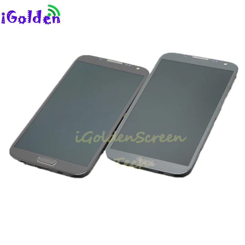 AMOLED lcd Замена для samsung Galaxy Note 2 N7100 N7105 T889 i317 i605 L900 ЖК-дисплей кодирующий преобразователь сенсорного экрана в сборе