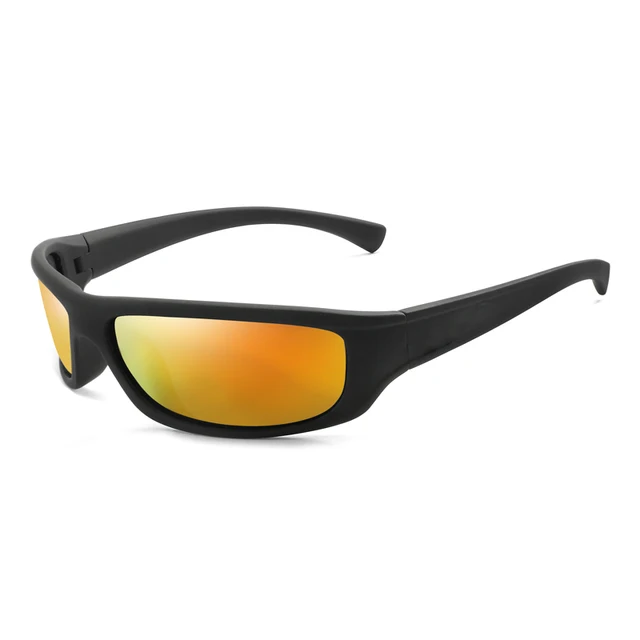 Men's Polarized Sun Glasses 2022 Men's Sunglasses Men Night Vision Sunglasses Women Classic Brand Hot Sale Unisex Glasses Black Orange